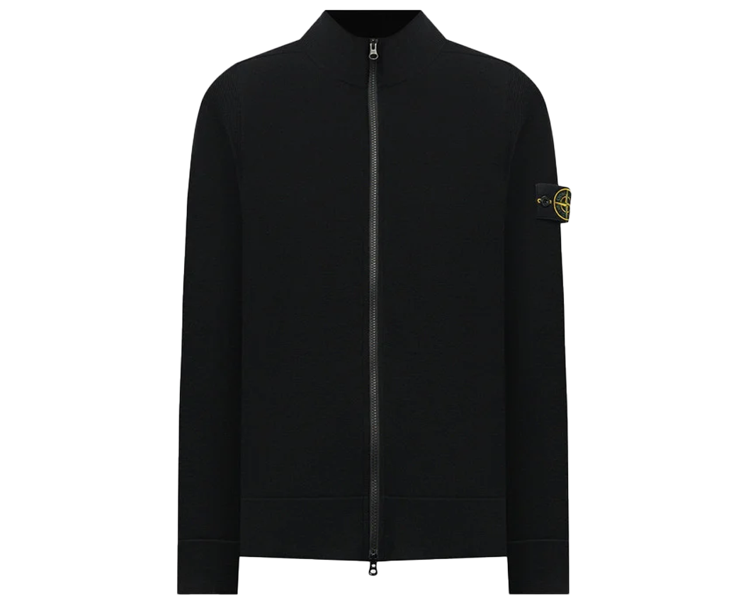 Stone Island Wool Sweatshirt With Zip - 7tonn: брендовий одяг та